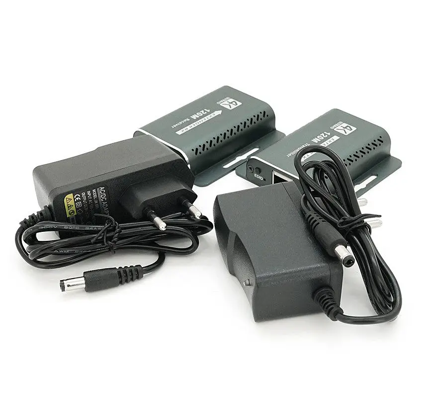 Активний подовжувач HDMI за витою парою Voltronic SCPE120 RX/TX 4K до 120 метрів - фото 2