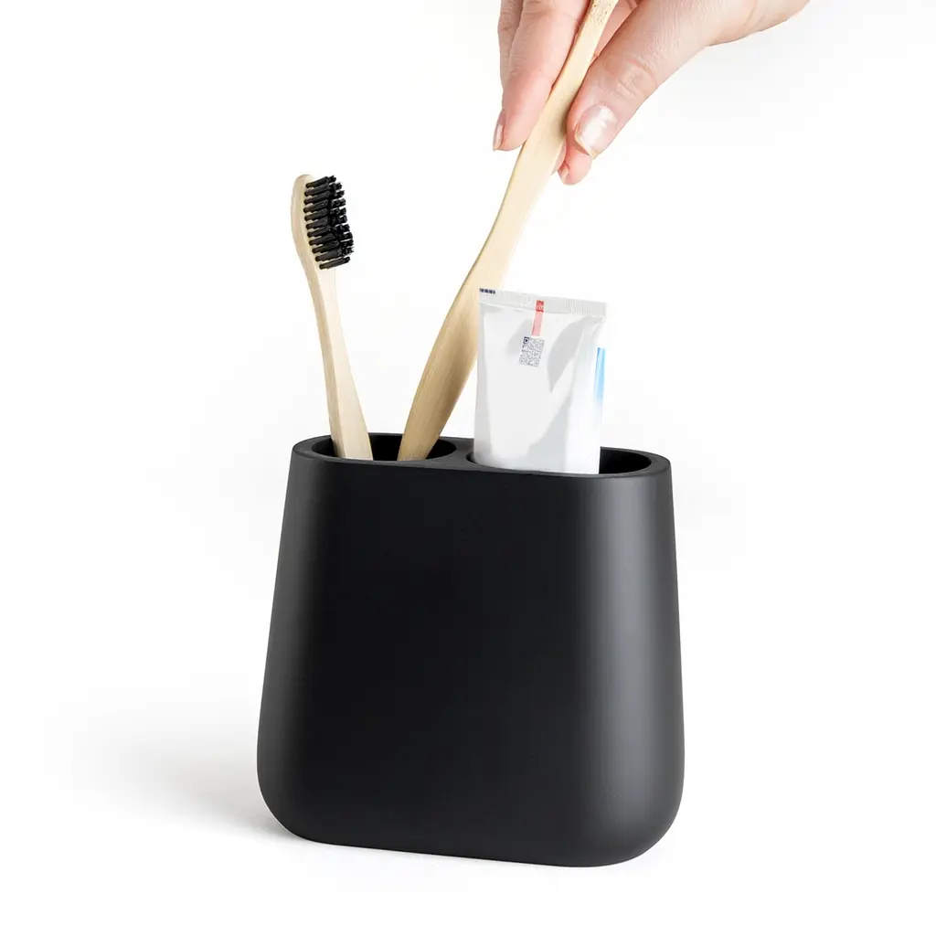 Набір аксесуарів для ванної кімнати МВМ My Home MVM-17 чорний (MVM-MH-17 BLACK) - фото 2