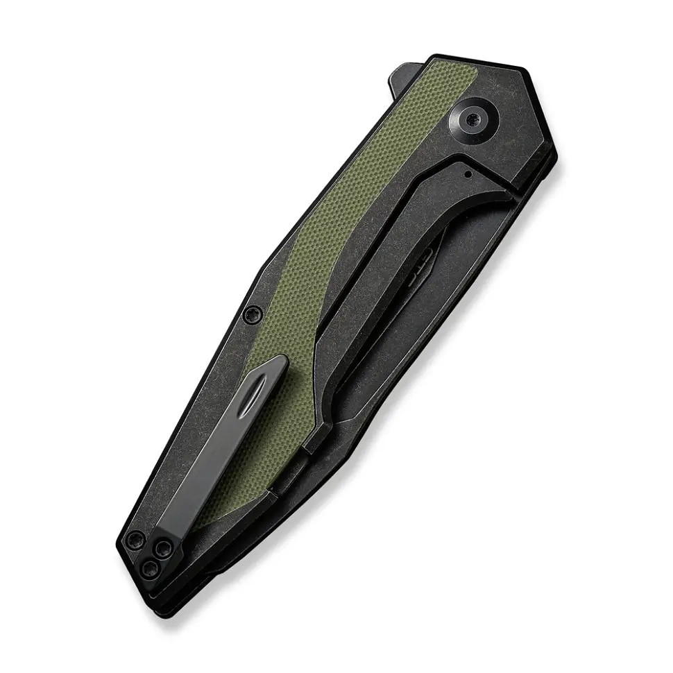 Ніж складаний туристичний Civivi Hypersonic, (9.4 см) 14C28N/Steel & G10 чорно-зелений - фото 5