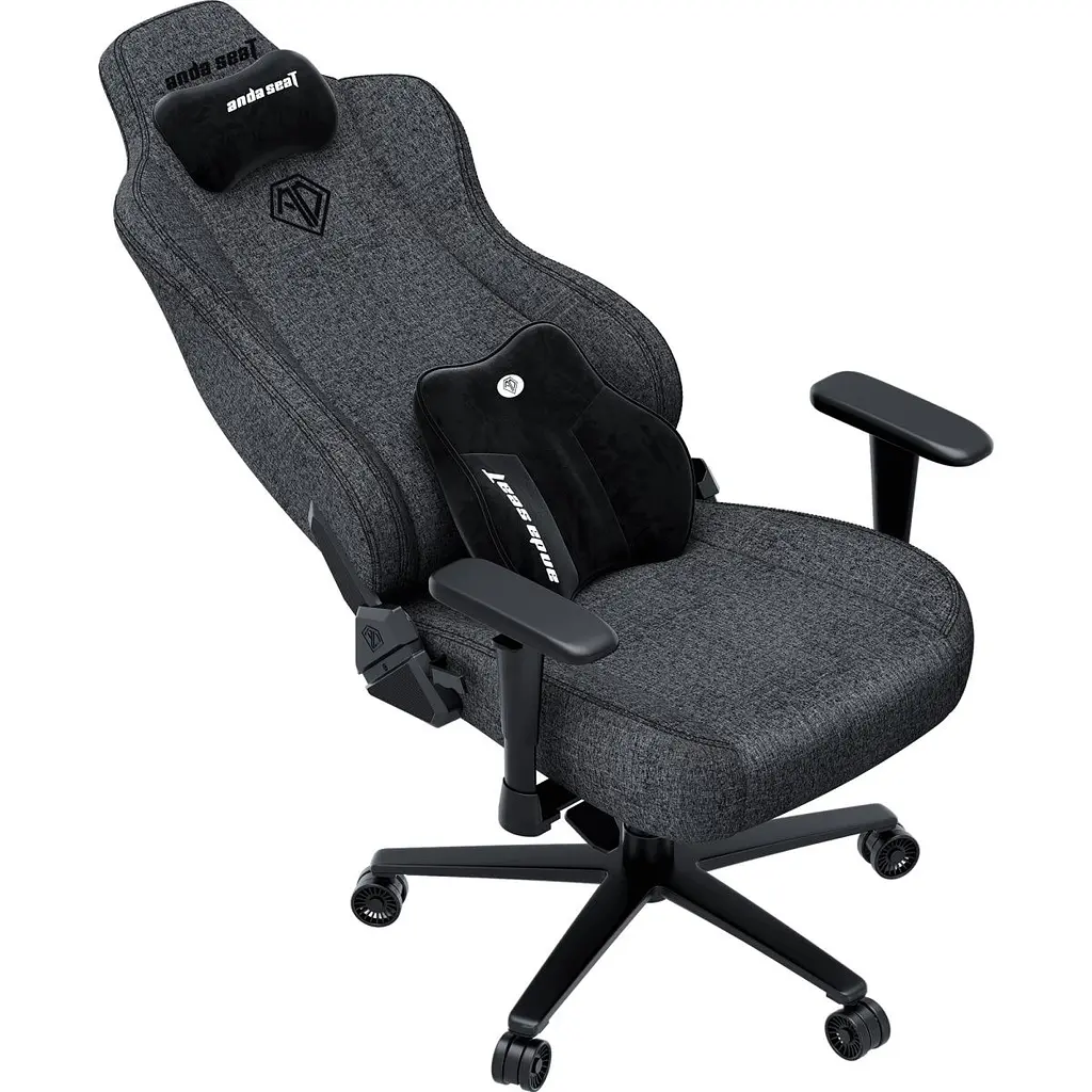 Геймерське крісло Anda Seat Novis Plus XL тканинне темно-сіре (AD23YC-XL-01-GB-F-G04) [167630] - фото 8