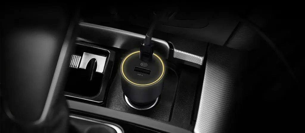 Автомобильный зарядный адаптер Xiaomi 67W Car Charger USB и Type-C (BHR6814GL) - фото 3