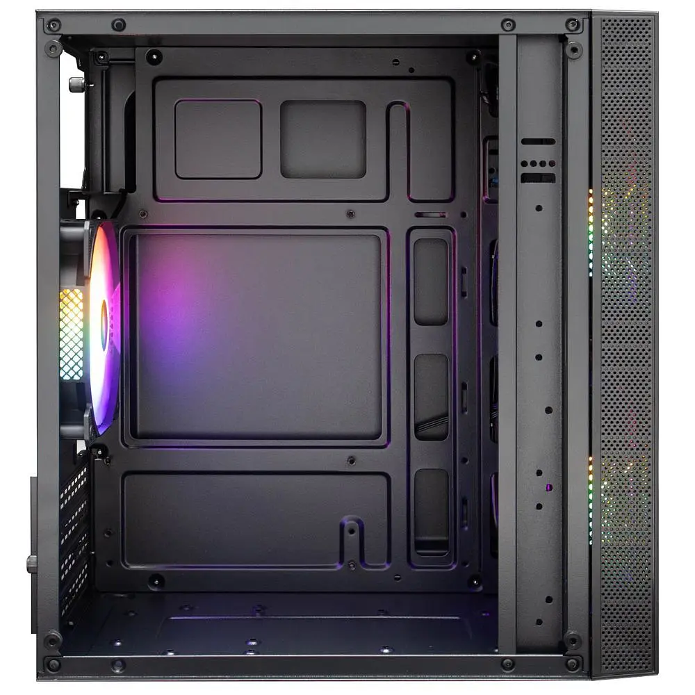 Корпус 1stPlayer X1-3F1 Black 600W (X1-3F1-BK&PS-600FK) - фото 4