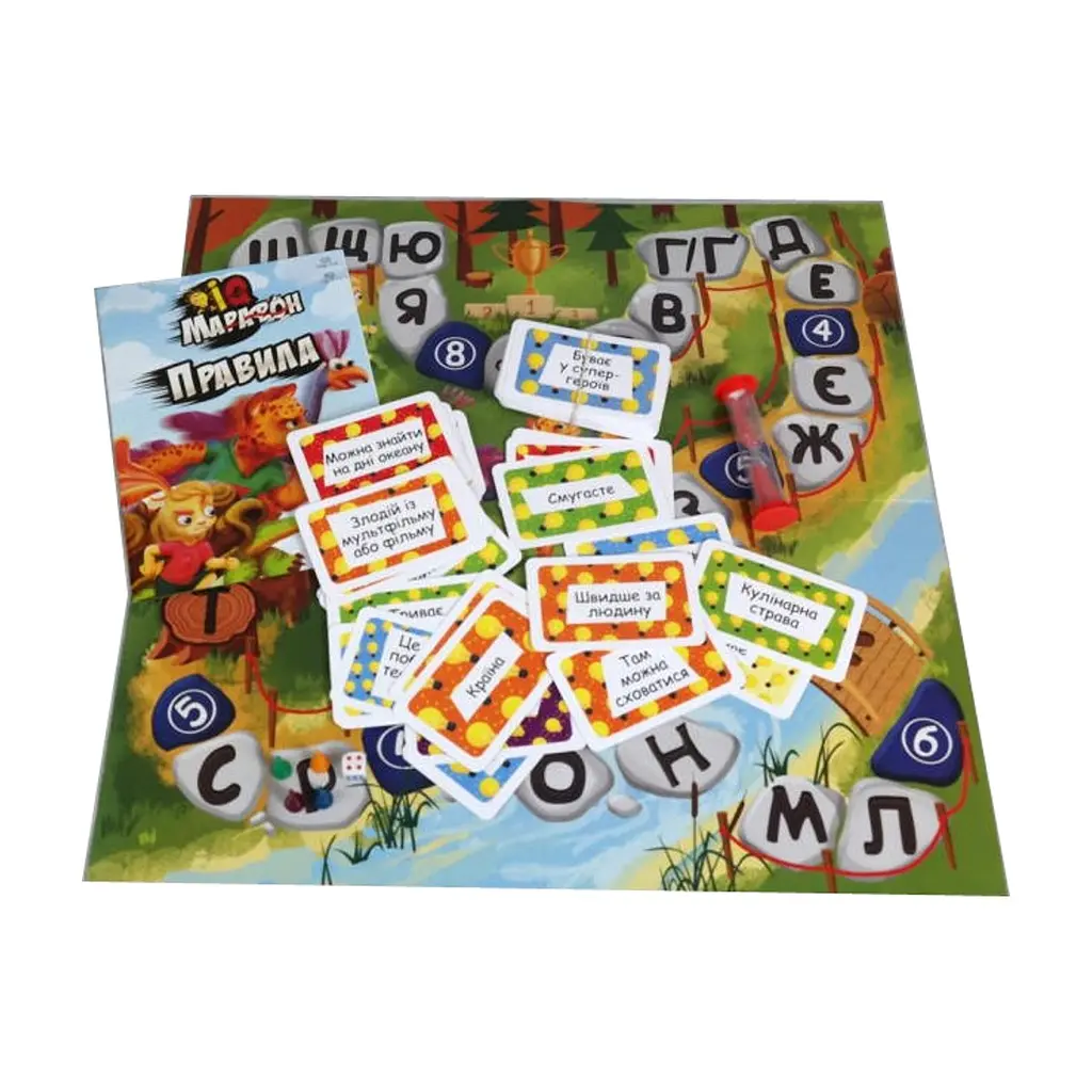Настільна гра Danko Toys IQ Марафон, українська (G-IQM-01-01U) - фото 2
