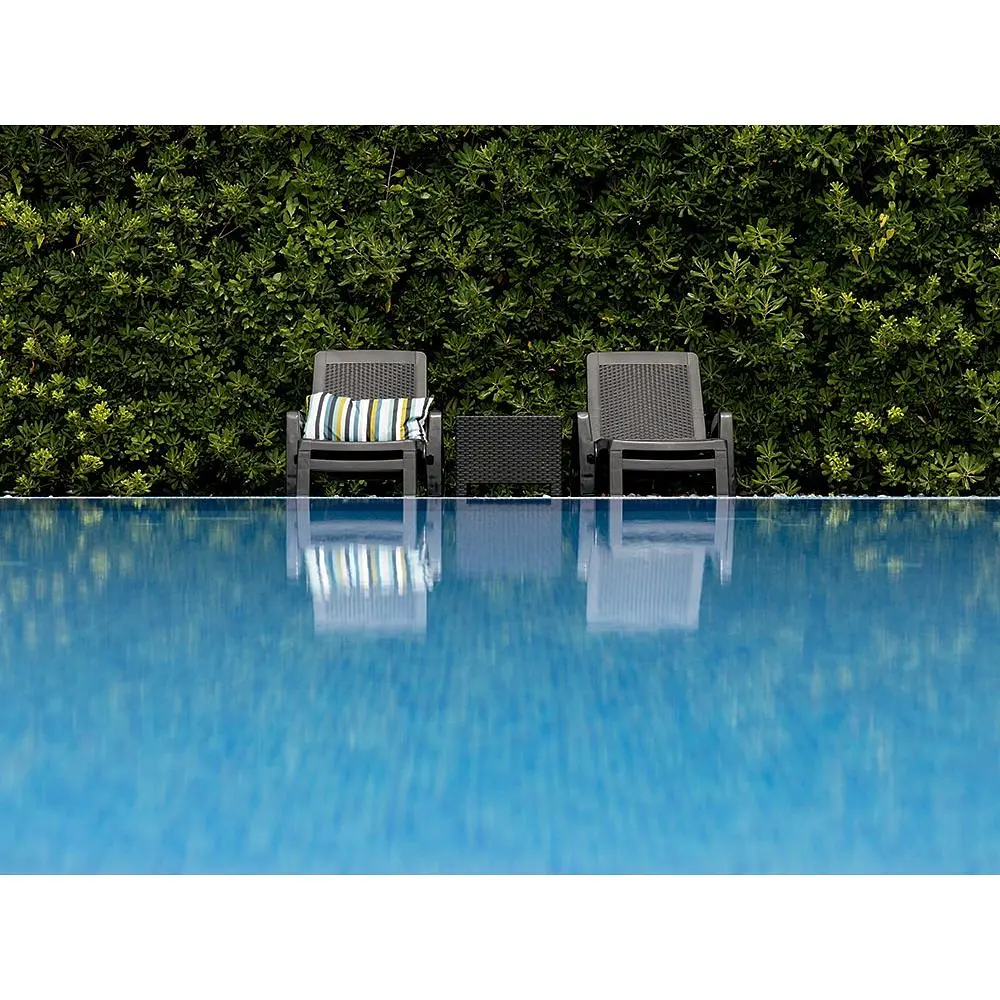 Шезлонг пластиковий Bica Miami, коричневий - фото 10
