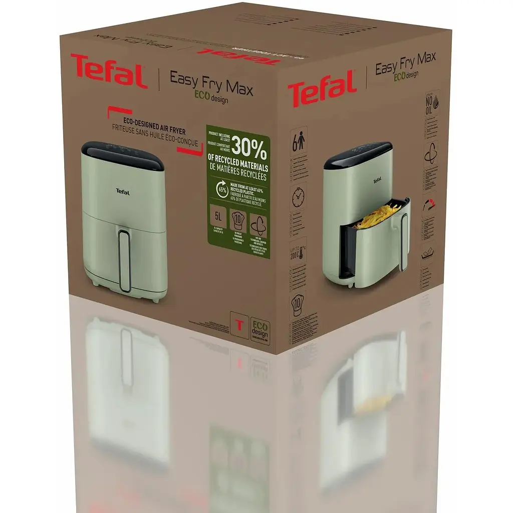 Мультипіч Tefal Easy Fry Max 1500 Вт світло-зелена (EY24ELE0) - фото 4