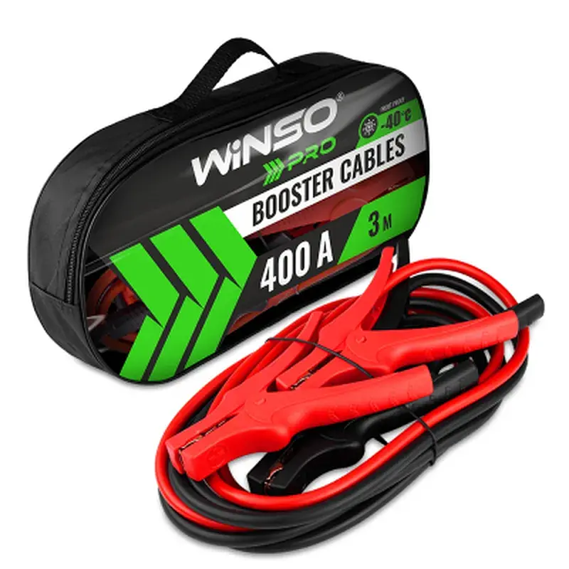 Дроти для запуску для автомобіля WINSO PRO сила стуму 400A, довжина 3.0м (138140) - фото 4
