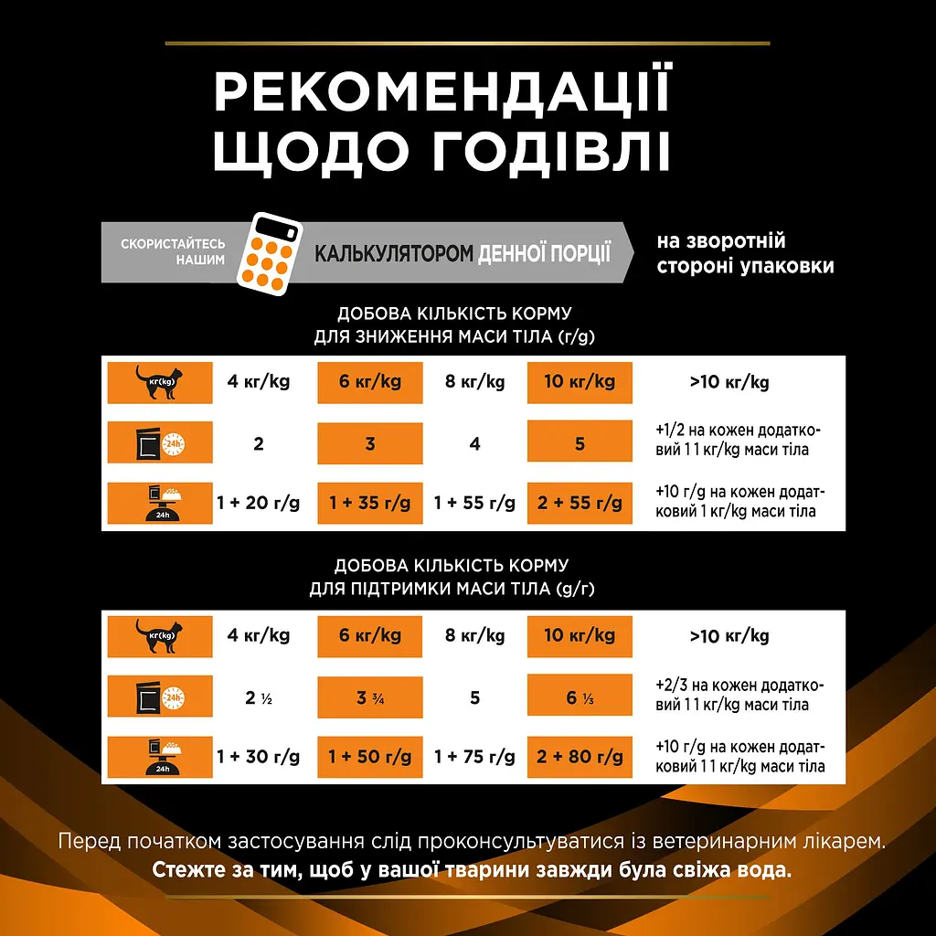 Набір вологий корм для дорослих котів Purina Pro Plan Veterinary Diets OM Obesity Management St/Ox для схуднення з куркою 10 x 85 г - фото 13