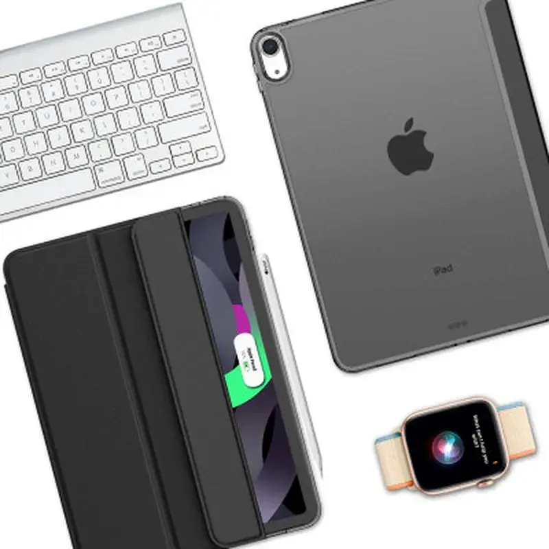 Чохол до планшета BeCover Tri Fold Hard Apple iPad Air 4 10.9 2020/2021 Black (706860) (706860) - фото 4