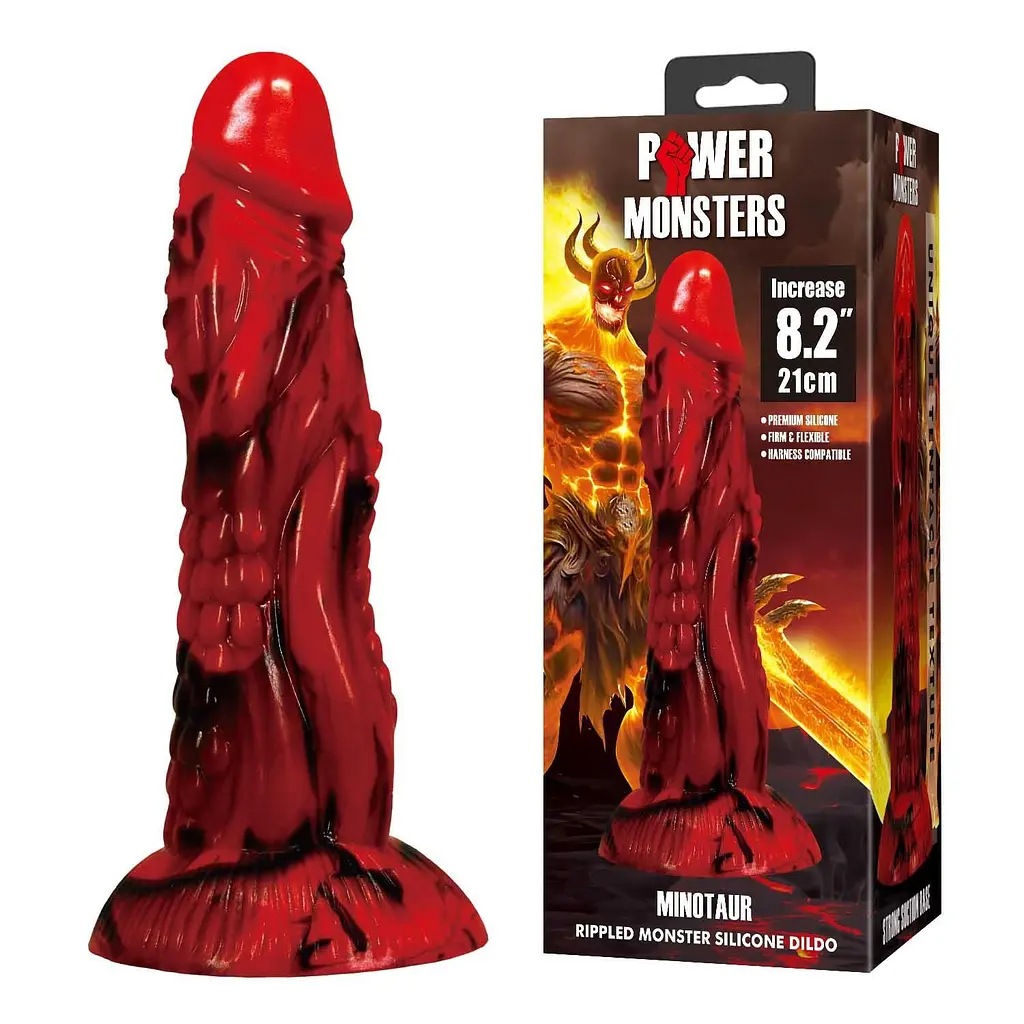 Фалоімітатор Power Monsters Minotaur, 21 см (мульті) - фото 7