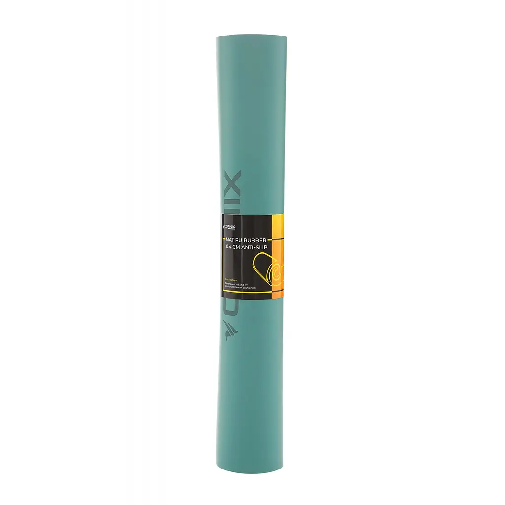 Килимок спортивний Cornix PU 183 x 68 x 0.4 см для йоги та фітнесу XR-0318 Turquoise - фото 5