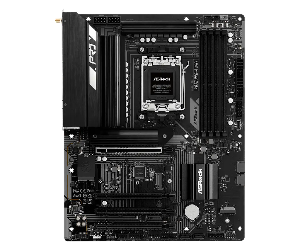 Материнська плата ASRock X870 Pro-A Wi-Fi Socket AM5 (X870 PRO-A WIFI) - фото 4