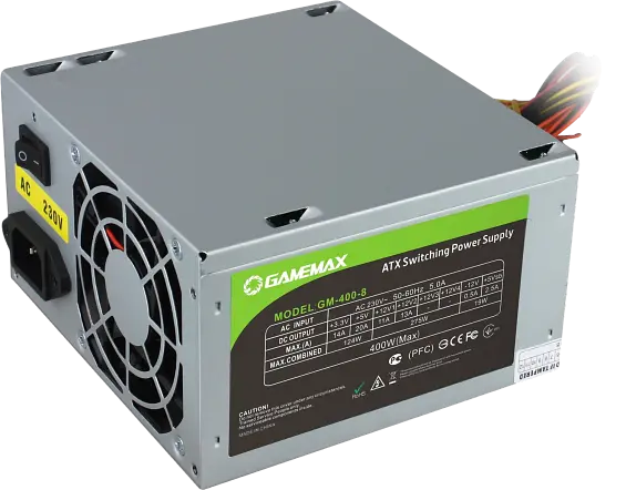 Блок живлення GameMax GM-400W-PFC 400W (GM-400W-PFC) - фото 2