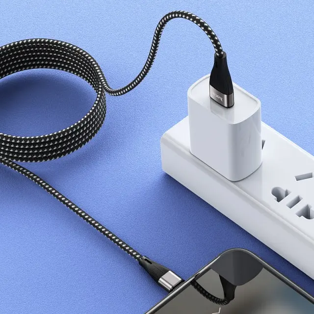 Кабель Hoco X57 Pisces Cable USB to MicroUSB 2,4A 1m Black - фото 2
