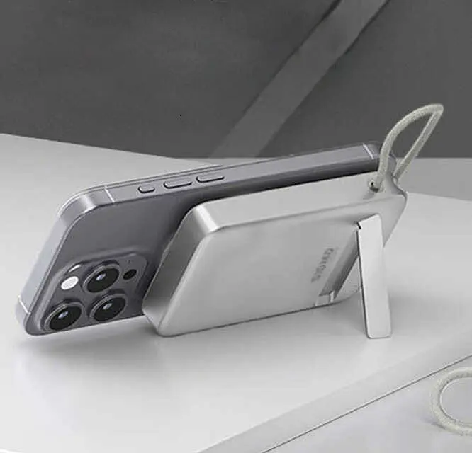 Power Bank Sigma X-power SI10A8QL-MAG 10000mAh 22.5W/15W Wireless silver UA - фото 7