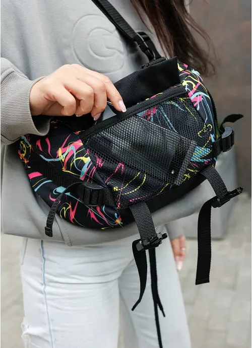 Cумка бананка большая поясная Sambag 38х21 см sum0023767 - фото 7