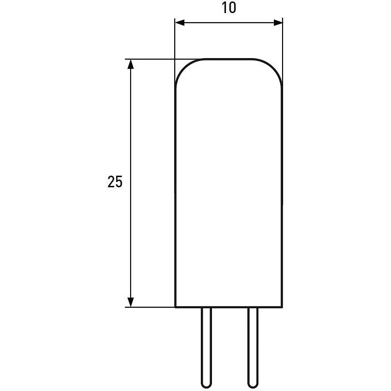 Світлодіодна лампа Eurolamp LED, G4, 2W, 4000K, 220V (LED-G4-0240(220)) - фото 3