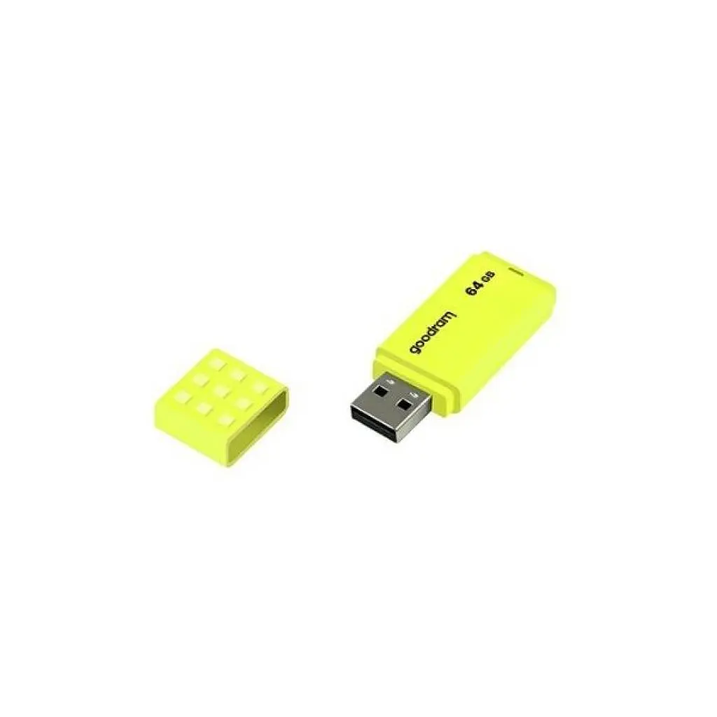 USB флеш накопичувач Goodram 64GB UME2 Yellow USB 2.0 (UME2-0640Y0R11) - фото 2