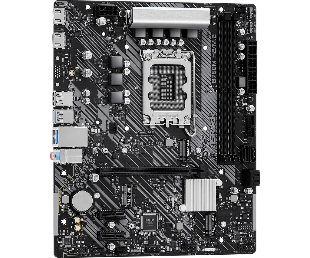 Материнська плата ASRock B760M-H2/M.2 Socket 1700 - фото 4