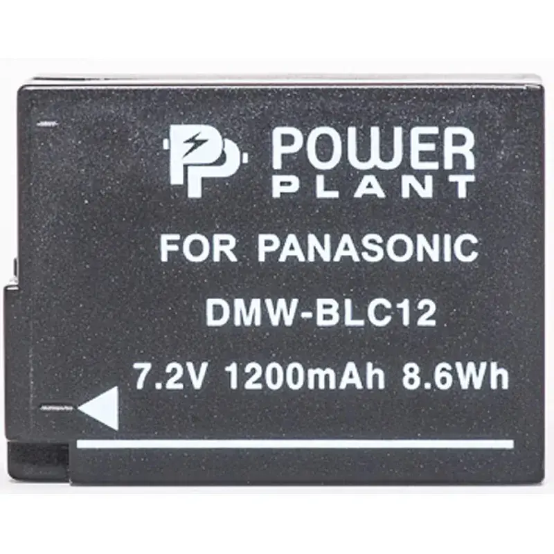 Акумулятор до фото/відео PowerPlant Panasonic DMW-BLC12, DMW-GH2 (DV00DV1297) - фото 2