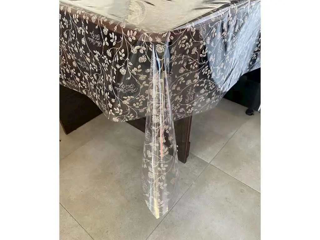 Скатертина SELENA-SILIKON силікон д/столу Silikon, Квітка кава 1,35*1м