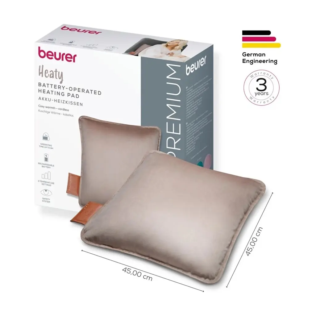 Електрогрілка Beurer HK 77 Heaty smokey-taupe - фото 4