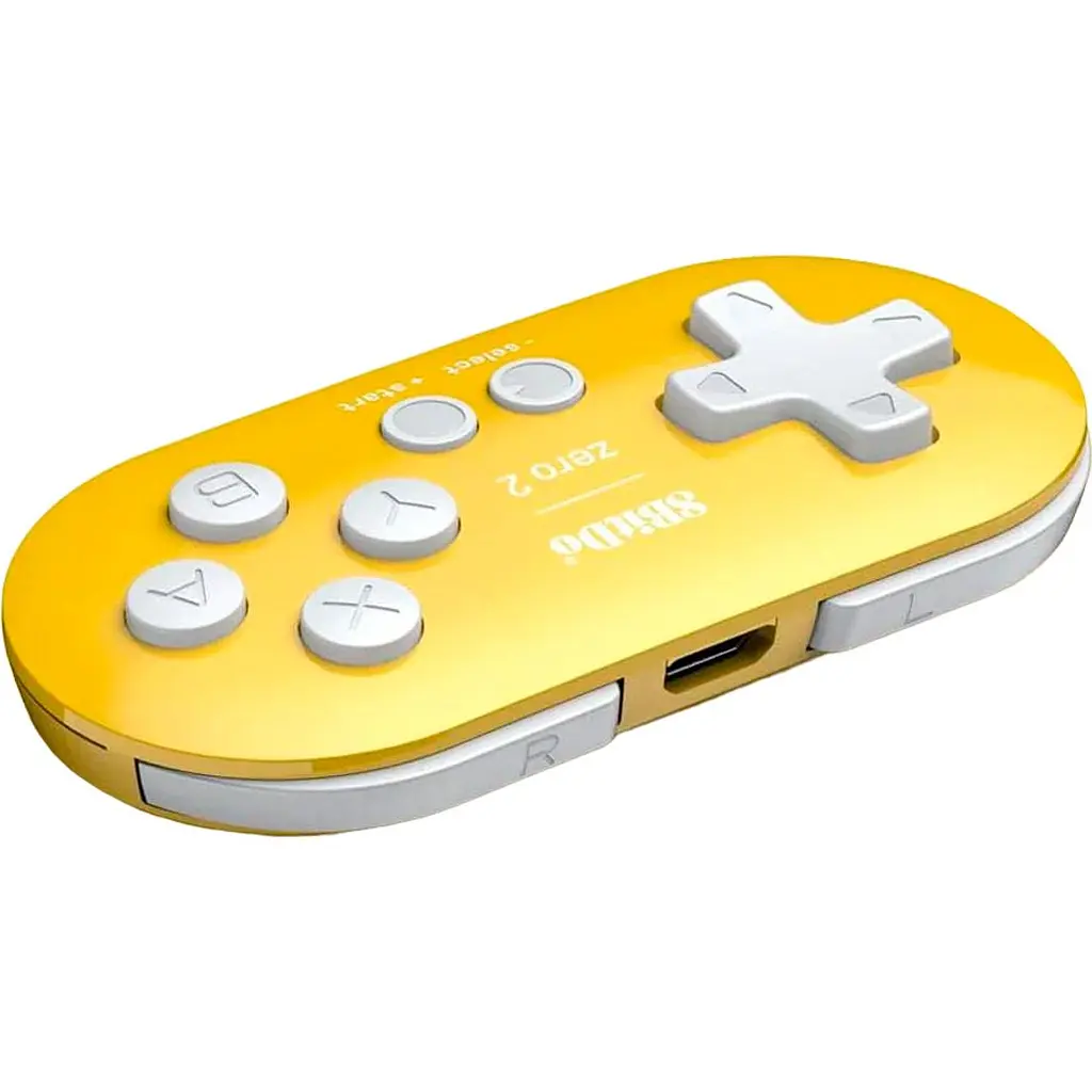Геймпад 8BitDo Zero 2 Bluetooth Gamepad Yellow 80EH [86048] - фото 2