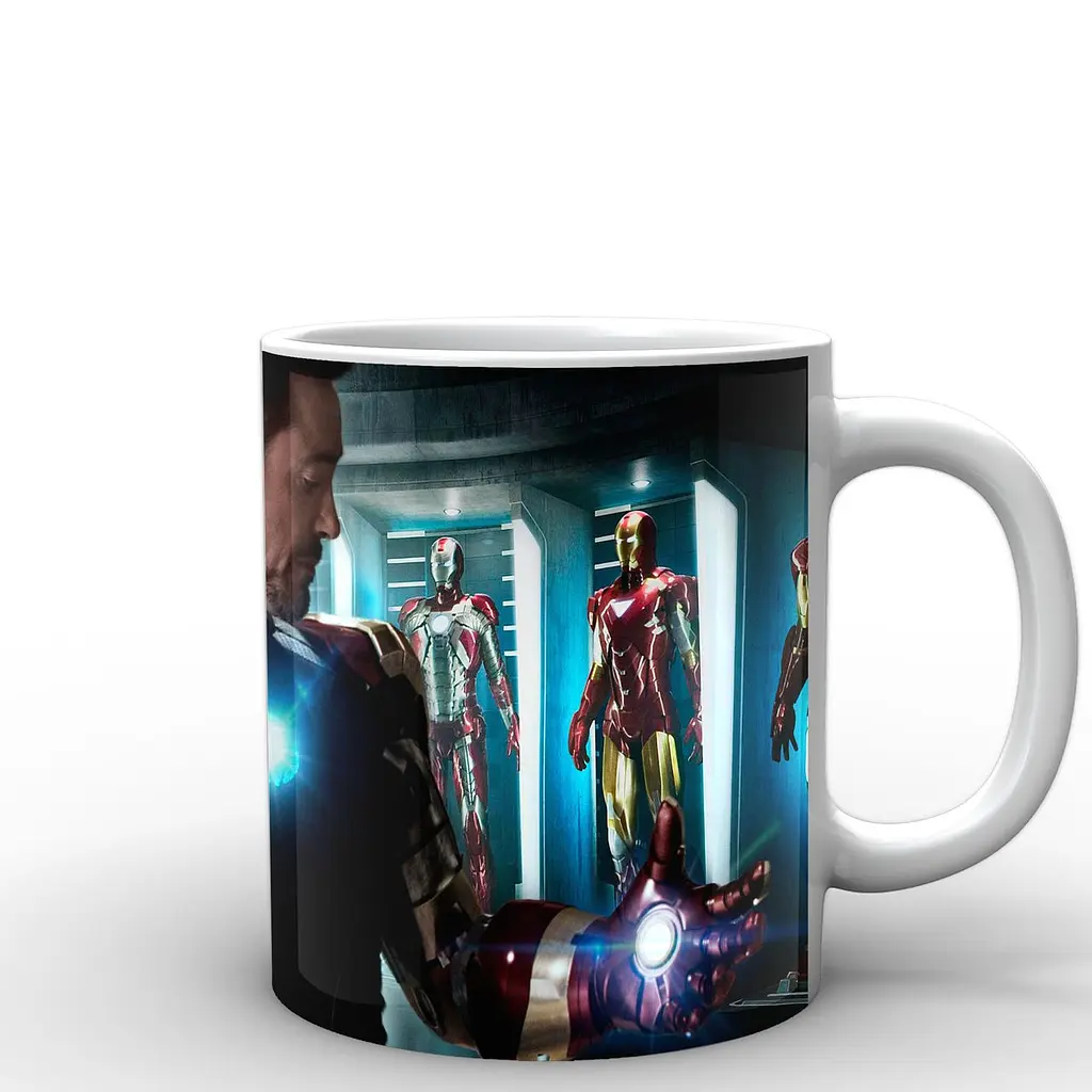 Кружка GeekLand Iron Man Железный Человек костюмы IM.02.046.152 330 мл белая - фото 3