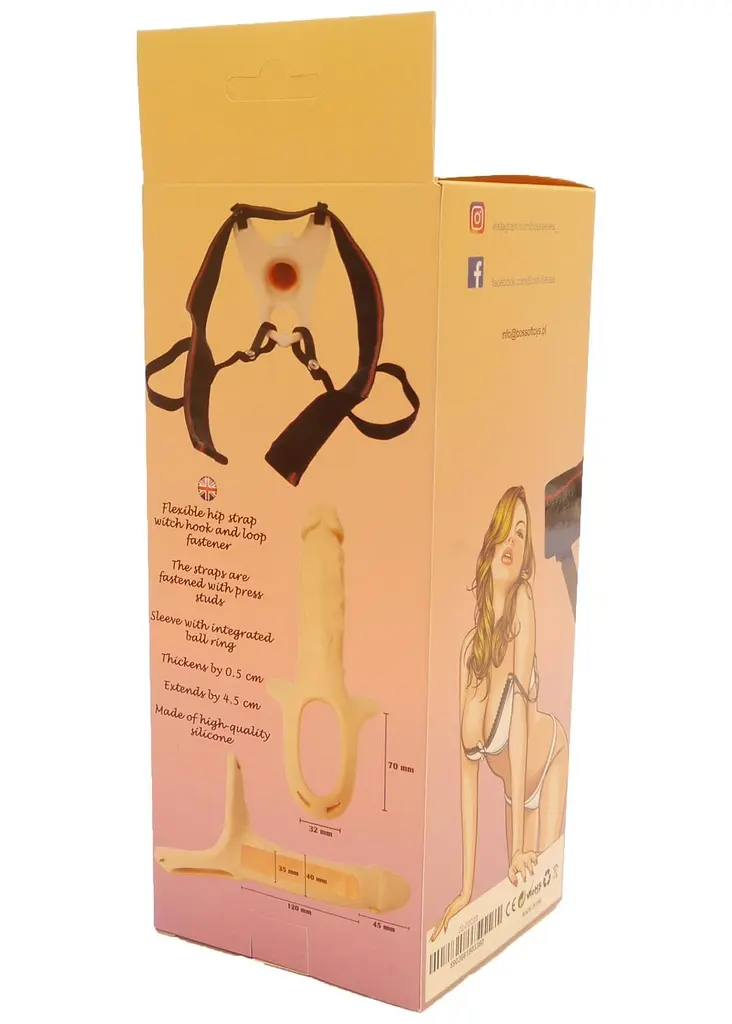 Страпон Hollow Strap-on Super Hero Boss Series 22-00028 101831 - фото 8