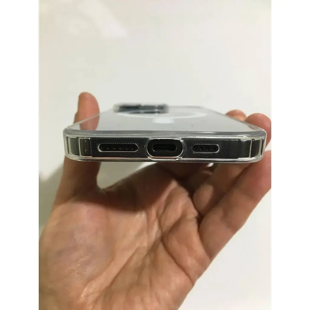 Протиударний чохол HYBRID Clear Case Ultra Hybrid with MagSafe для Apple iPhone 15 Pro Max Прозорий з магнітом - фото 5