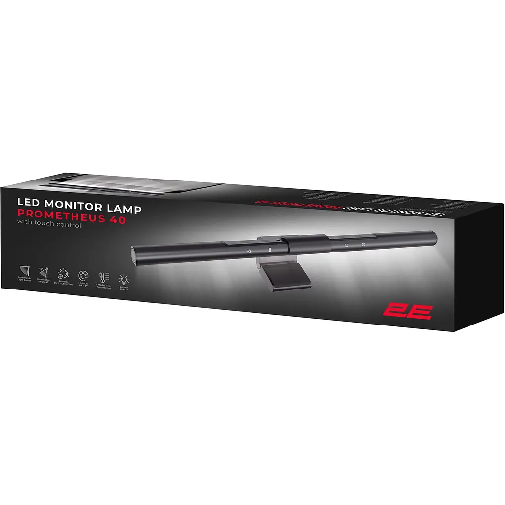 Лампа на монітор (Скрінбар) 2E PROMETHEUS 40 5Вт 3000-6500K DIM USB-C Black (2E-DL007BK) - фото 6