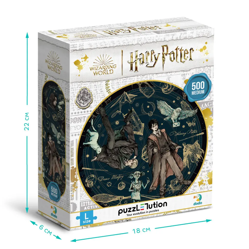 Пазл класичний "Harry Potter. Відданий. Легенда. Гордий" 200508, 500 елементів - фото 3