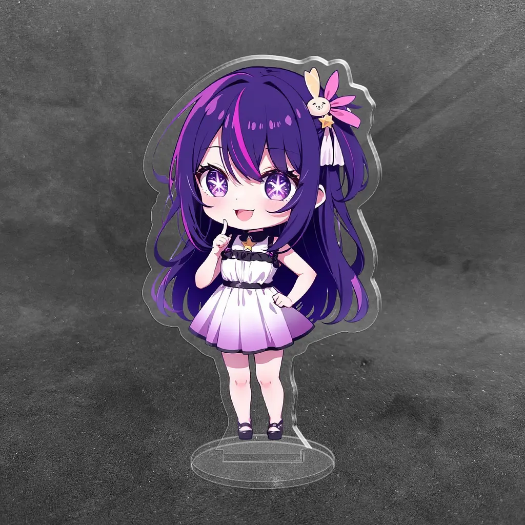Акрилова колекційна фігурка Chibi Аніме: Зіркове дитя Дитина айдола Ай Хосіно 10 см - фото 2