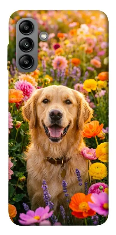 TPU чохол Demsky Flowery labrador для Samsung Galaxy A04s