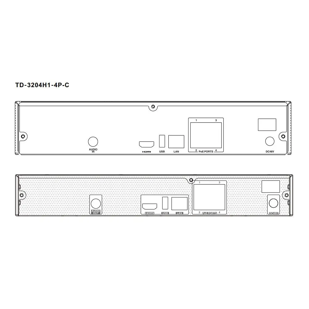 IP-відеореєстратор 4-канальний 5Mp TVT TD-3204H1-4P-C (77-00295) - фото 2