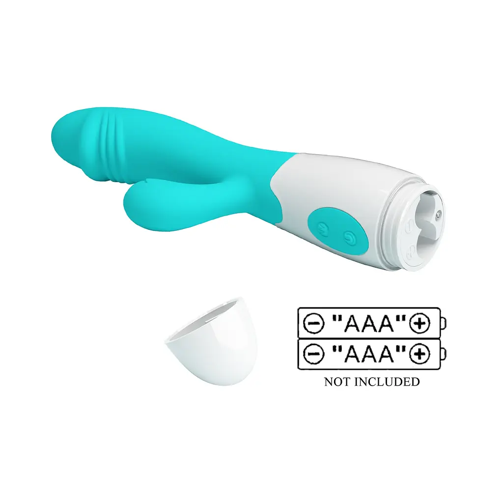 Вібратор з кліторальною стимуляцією Pretty Love Snappy light blue PRETTY LOVE BI-014173-A1 101958 - фото 2