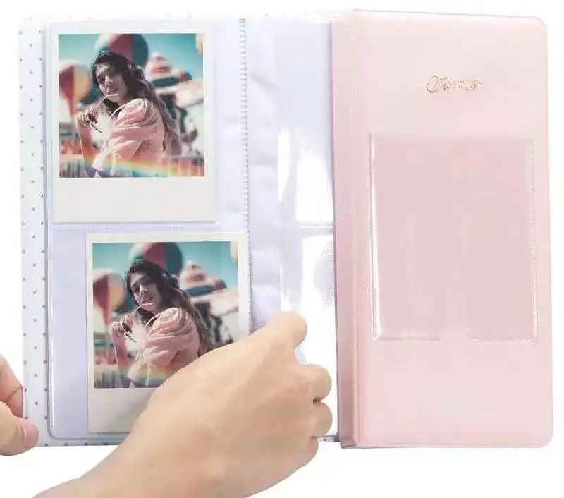 Набір камера Fujifilm Instax Wide 400 Фотопапір 20 шт. Прозорий чохол Фотоальбом на 64 фото рожевий - фото 8