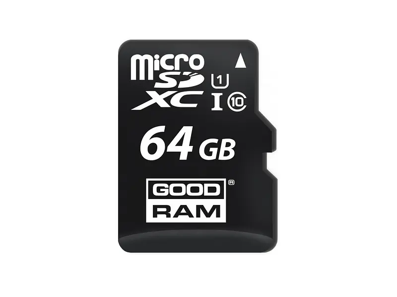 Карта пам'яті GOODRAM microSDXC class 10 UHS-I + SD Adapter 64 GB (M1AA-0640R12)