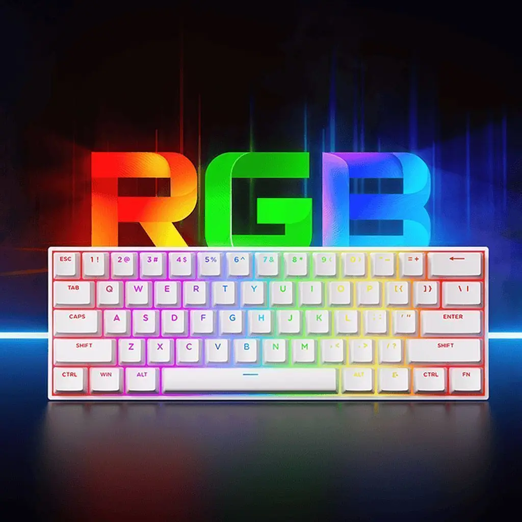 Клавиатура MCHOSE Ace 60 Pro RGB TTC Uranus Magnetic Switch-Standard White (MC-ACE60-7A) - фото 7
