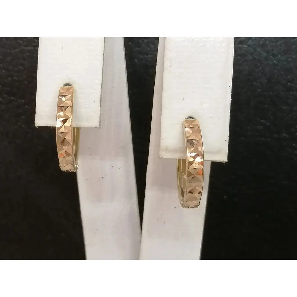 Золотые серьги Империя золота с алмазной гранью. СБ645(А)И - фото 4