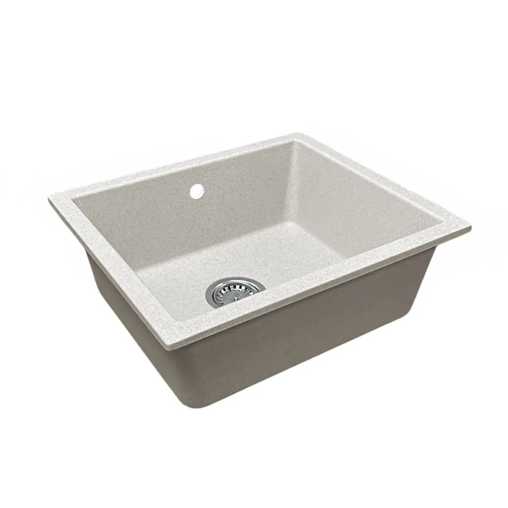 Кухонна мийка Adamant Catalana 530x455x200 Бежевий terra 000000954 - фото 2