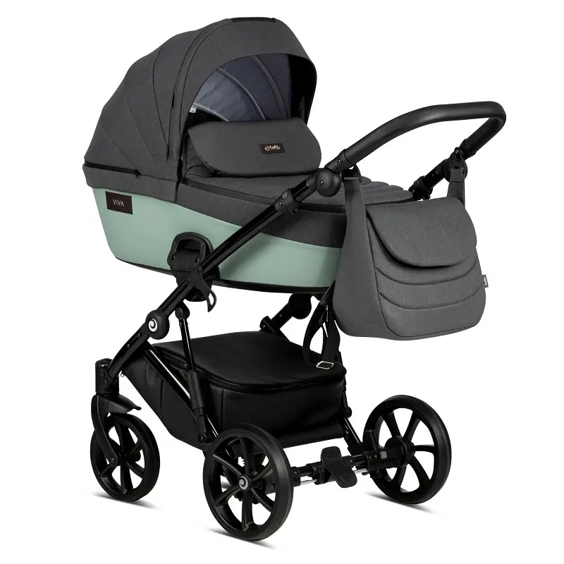 Коляска універсальна Tutis Viva 4 2 в 1 Leather Sage - фото 2