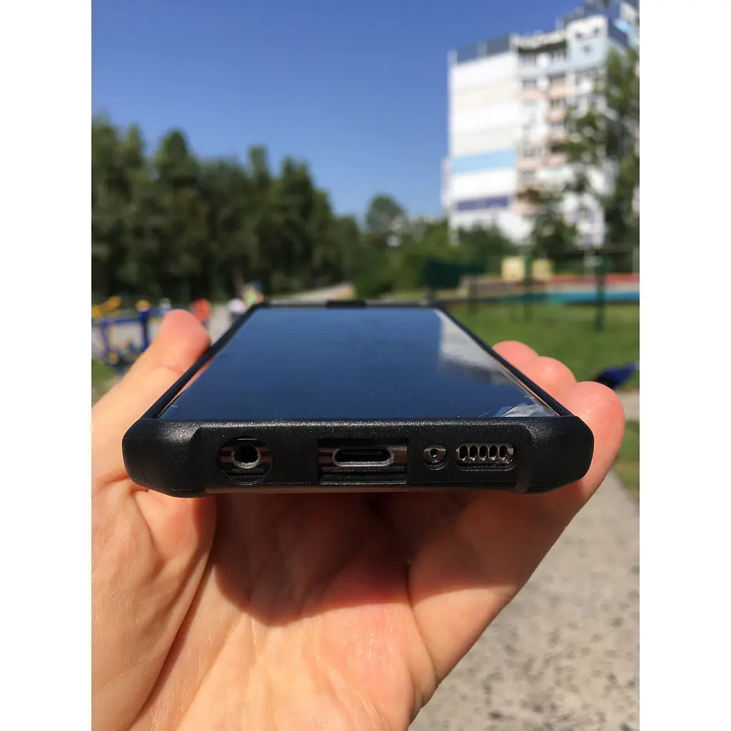 Оригинальный противоударный чехол UAG Monarch для Samsung Galaxy S10 Plus (6.4") Crimson 211351119494 - фото 4