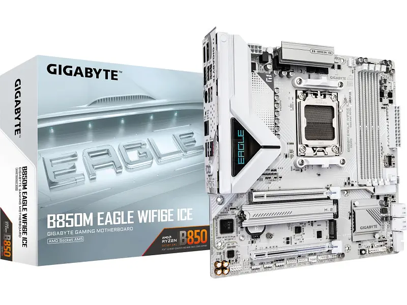 Материнская плата Gigabyte B850M EAGLE WIFI6E ICE - фото 2