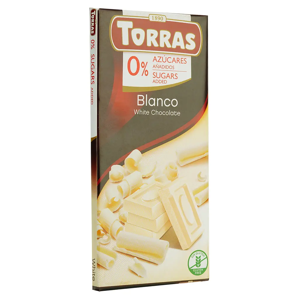 Шоколад белый Torras без сахара 75 г - фото 2