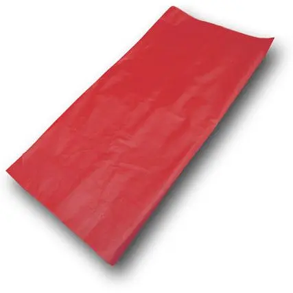 Полиэтиленовая скатерть одноразовая 105х200 см красная 25 шт. - фото 2