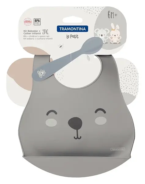 Набір посуду дитячий Tramontina Baby Le Petit gray (23797/604) - фото 2
