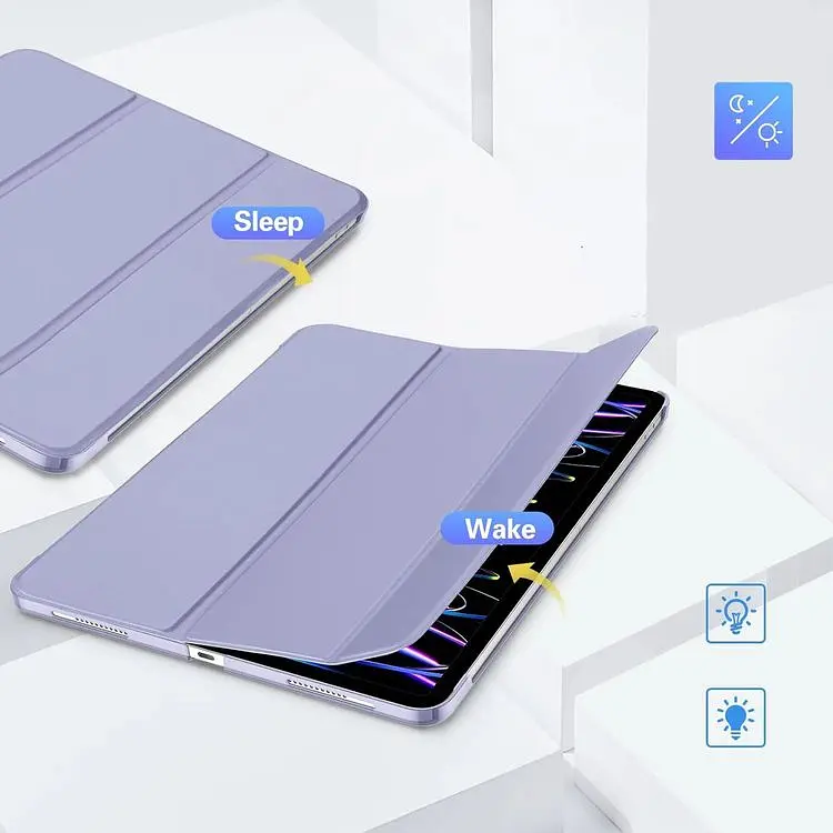 Чохол-книжка BeCover Tri Fold Hard для Apple iPad Pro 12.9 2020/2021/2022 Purple (711722) - фото 5