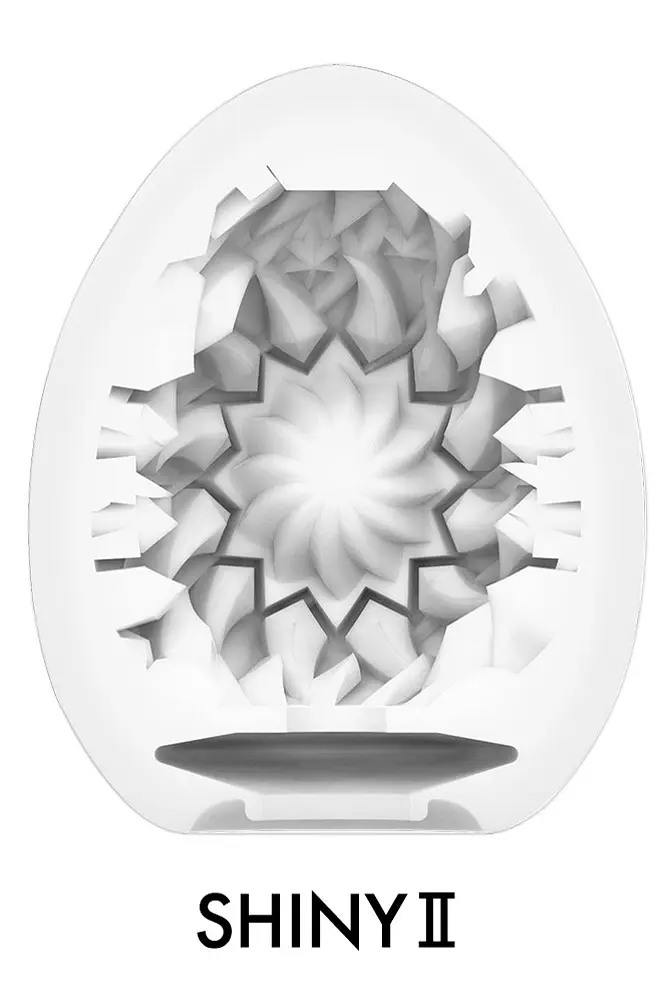 Мастурбатор яйцо Tenga Egg Hard Boiled Shiny II белый - фото 4