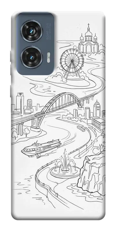 TPU чохол Demsky Dnipro spirit для Motorola Edge 50 Fusion
