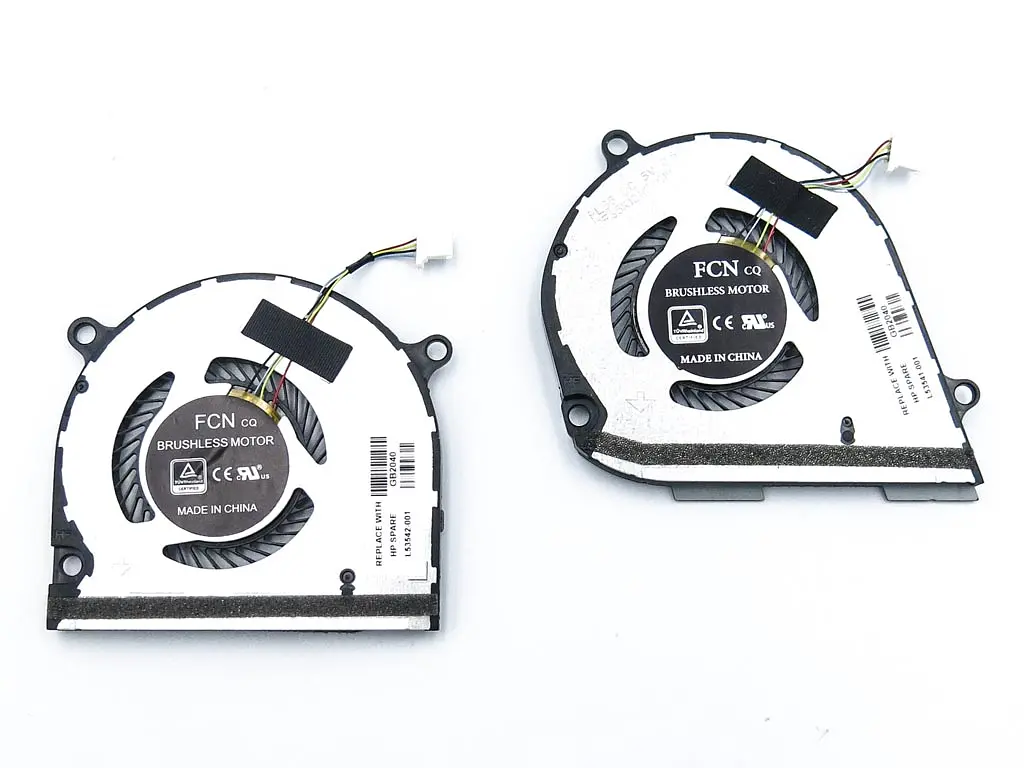 Вентилятор (кулер) для HP ENVY X360 15-DS, 15-DR, 15-DR0004TX, 15-DR0006TX, 15-DR0010TX (L53542-001, L53541-001) (CPU+GPU) HC - фото 2